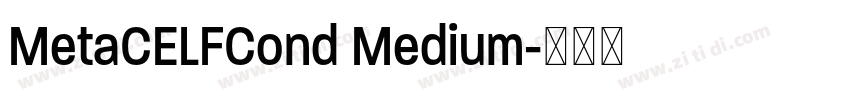 MetaCELFCond Medium字体转换 MetaCELFCond Medium字体转换